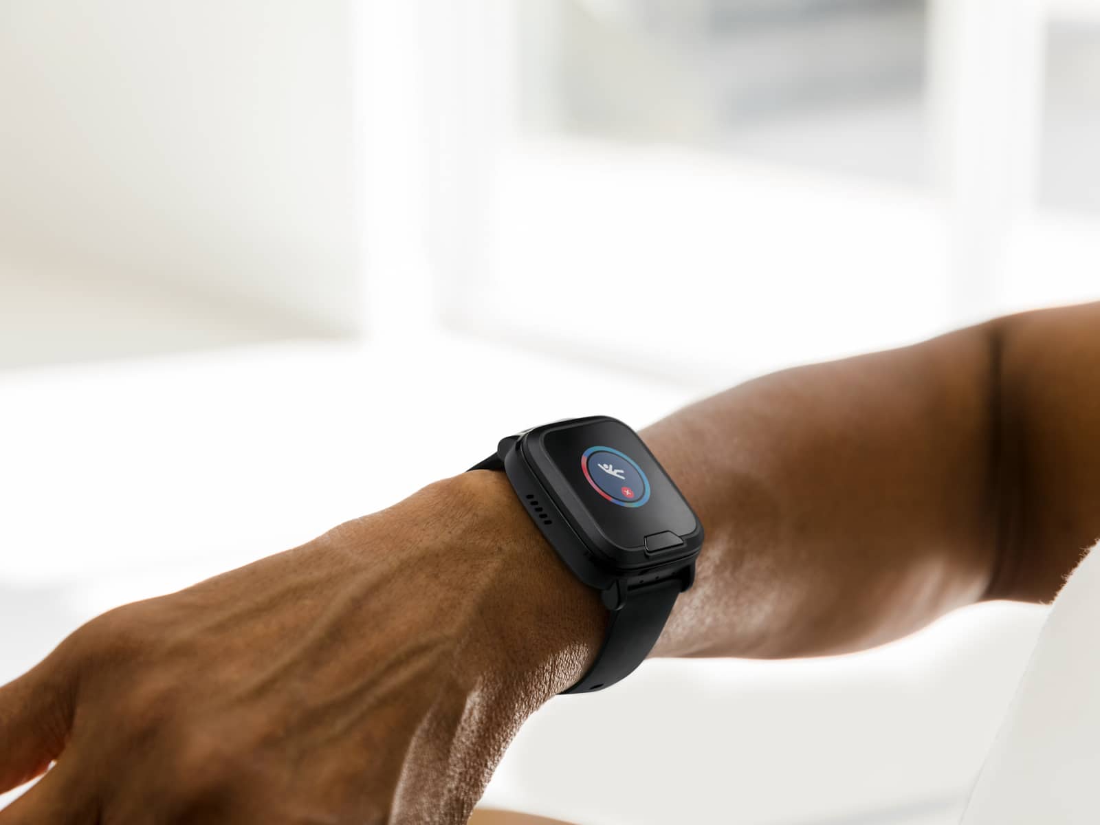 Smartwatch On Arm Close Up