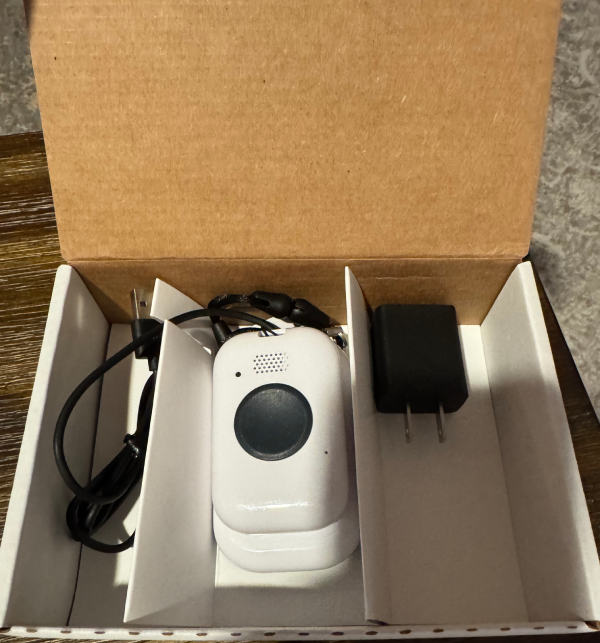 Lifeline alert in box shipping